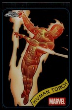 2025 Topps Chrome Marvel Human Torch #40