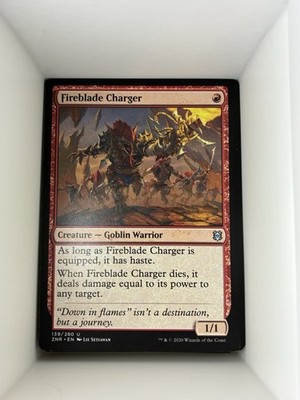 Fireblade Charger [Zendikar Rising] Magic MTG. M15