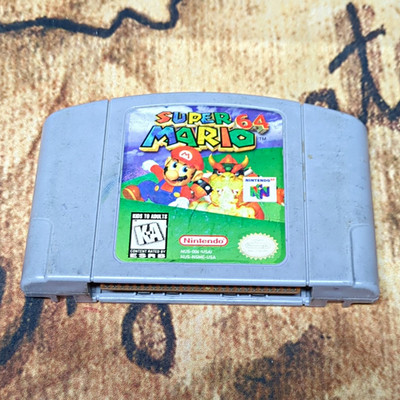 Super Mario 64 Nintendo 64 N64 Game Cartridge NUS-006 Authentic Tested Works