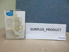 NETGEAR DUAL-BAND WIFI 6 MESH RANGE EXTENDER, EAX12-NET EAX12-100NAS-DAMAGED BOX