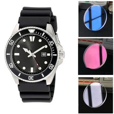 Replacement Watch Sapphire Flat Glass Parts 32.7mm x 2.7mm For Casio MDV-106 A