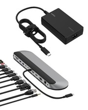 BELKIN CONNECT 11-IN-1 USB-C PRO DOCK 100W USB-C CORE GAN POWER ADAPTER BUNDLE