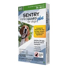 SENTRY PET CARE SENTRY Plus for Dogs, Flea and Tick Prevention for Dogs 23-4...
