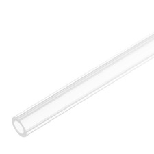 Acrylic Pipe Rigid Round Tube Clear 6mm 0.24" ID 9mm 3/8" OD 305mm 12" 
