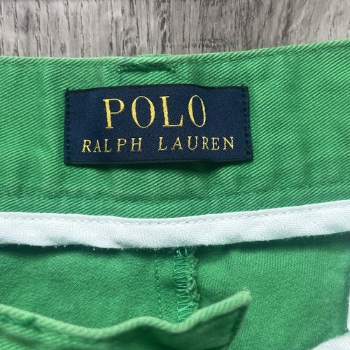 Polo Ralph Lauren Mens Size 34 Green Shorts Embroidered Whales Preppy Nautical - Picture 4 of 9