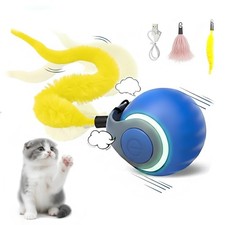 AQTELYA Interactive Cat Toy - Dog Toys, Automatic Toy, Blue