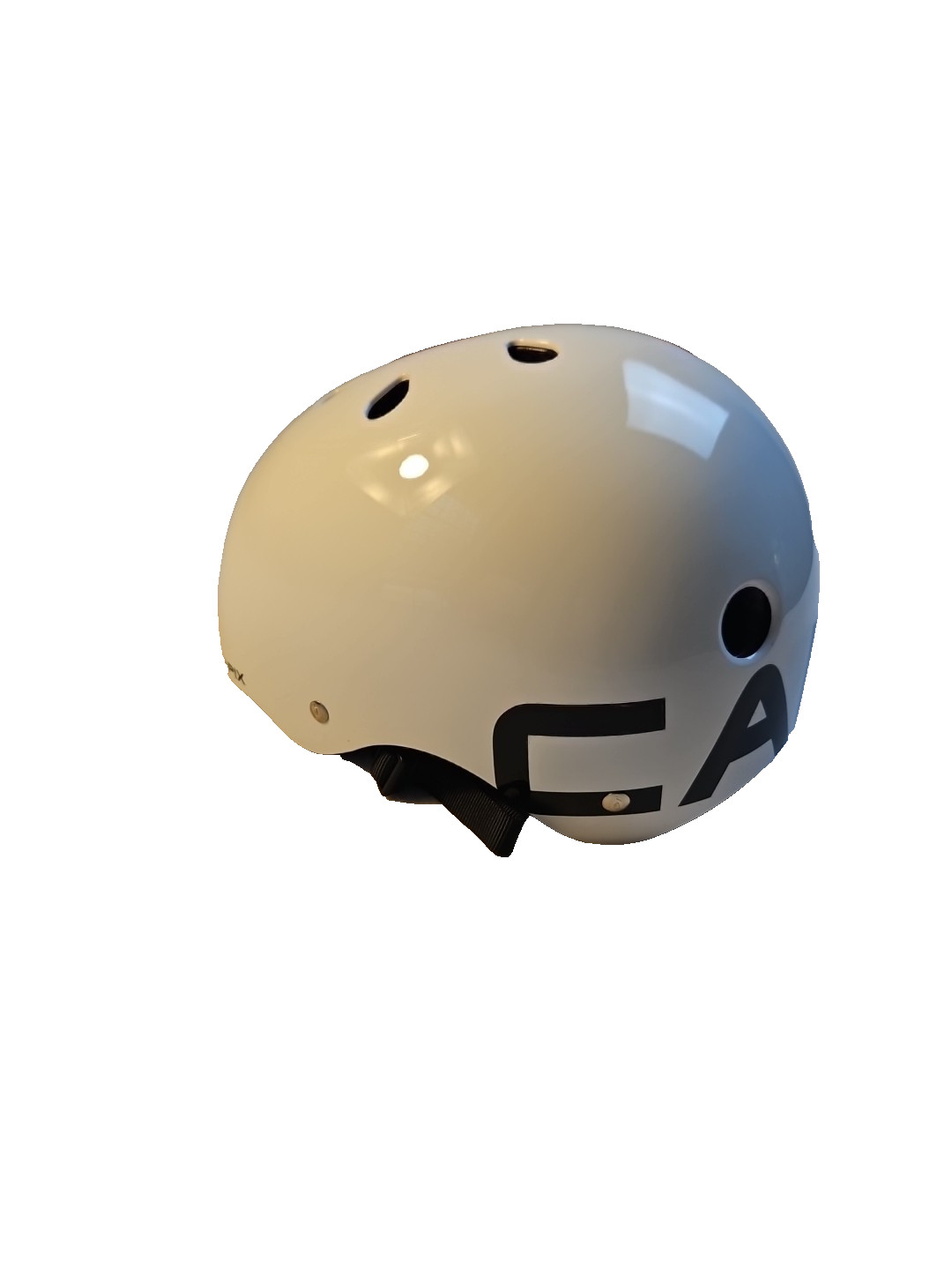 Capix Basher New Gloss White L/XL Skate Multi Sport Helmet New In Box