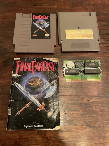 Final Fantasy NES Nintendo + Manual - Tested And Working
