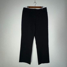 Crocodile Ladies Dress Pants Women 32x27 Black Straight Leg Formal Casual