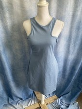 NWT Urban Outfitters Silence + Noise Ponte Asymmetrical Cutout Mini Dress Blue L