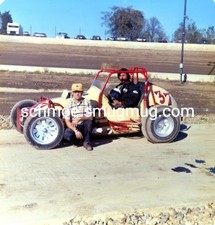 VINTAGE ORIGINAL RACING PHOTO; 1975 STEVE ESTES;  ELDORA SPEEDWAY, SPRINTS