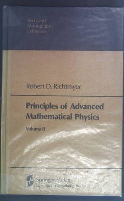 Principles of Advanced Mathematical Physics: Volume II Theoretical and Mathemati