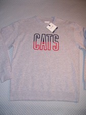 New Pullover Arizona Wildcats Big Cotton Fleece sweatshirt -L Stitched Gray