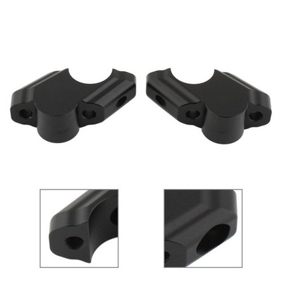 Schwarz Offset Lenker Riser Clamp Extend Mount für Yamaha Tenere 700 2019-2025