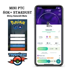 Shiny Salandit Male - Mini PTC 80k Star-dust