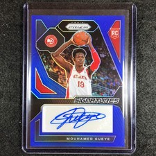2023-24 Prizm Mouhamed Gueye Rookie Signatures Auto Blue 15/49