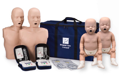 PRESTAN  TAKE2 CPR Manikin and AED Trainer Kit with CPR Feedback Device