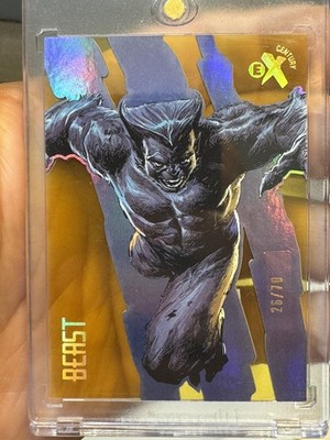 2022 MARVEL FLEER ULTRA CENTURY EX BEAST SP 26/70 X-MEN 