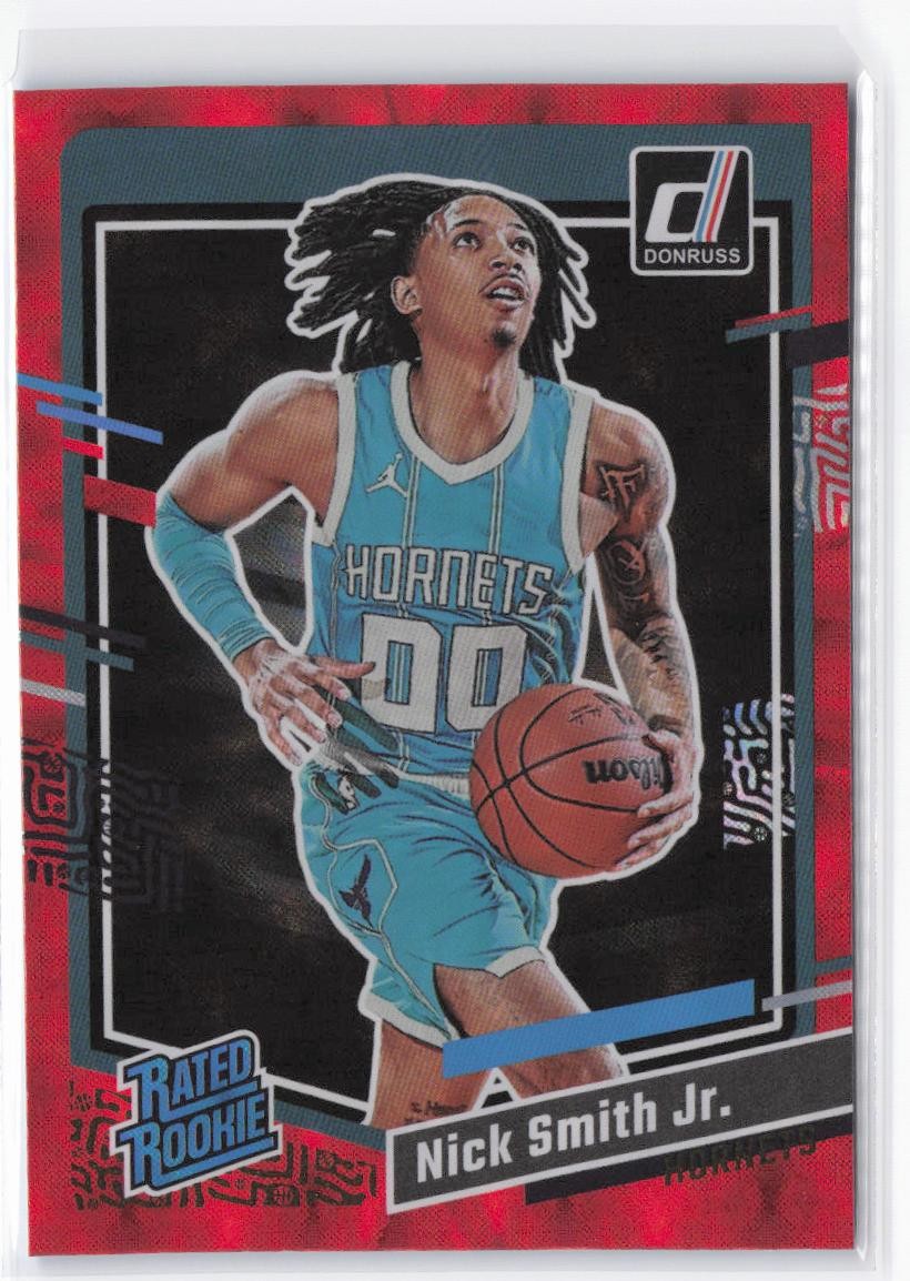 2023-24 Donruss Nick Smith Jr. RC #248 International Red