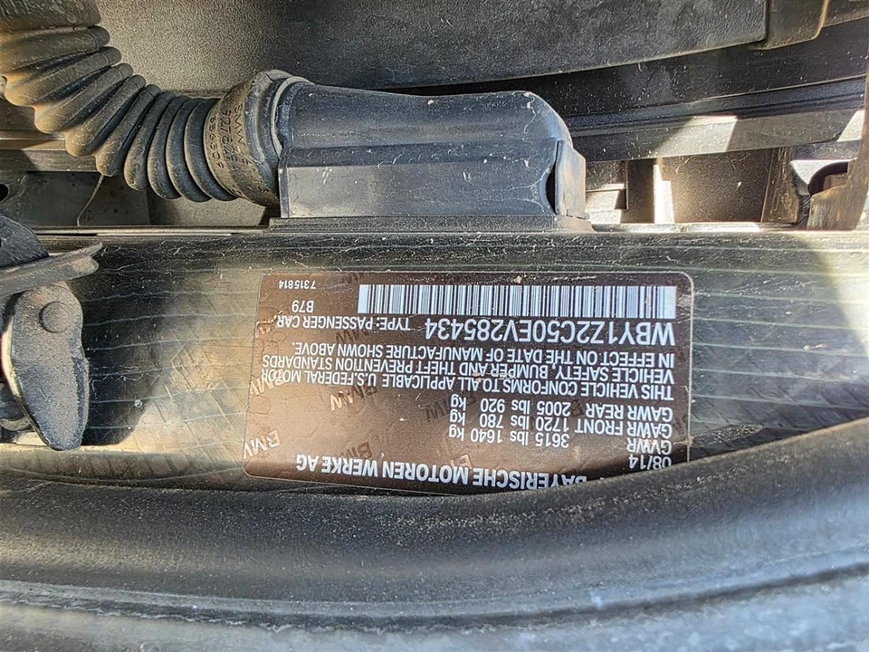 Airbag Passenger Right Air Bag Passenger Dash Fits 14-20 BMW i3 29901973 Foto 2 de 4