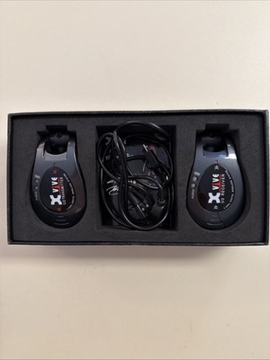 XVIVE U2 Guitar Wireless System with Transmitter and Receiver ~ Black