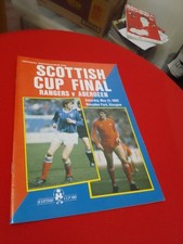 Glasgow Rangers v Aberdeen Scottish Cup Final Programme @ Hampden 21/05/1983