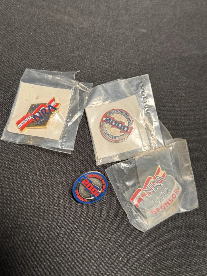 NRA Vintage Lot Of accessories Belt Buckles/Label Pins And Extras - Image 3 of 4