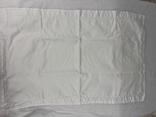 Damask by CHARTER CLUB white pima cotton hem stitched KING pillow sham