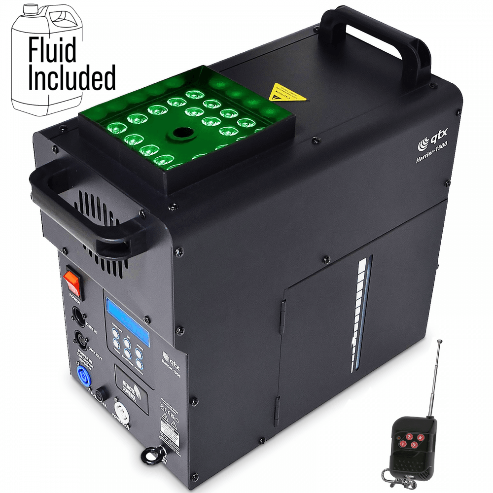 Harrier-1500 Vertical LEDs Fog Jet Machine 1500W inc 20L Fluid Pyrotechic FX