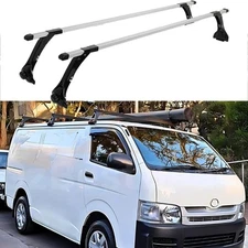 63" Roof Ladder Rack Cross Bar Luggage Rack Carrier For Toyota Hiace Cargo Van
