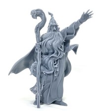 Deluxe Gandalf Unpainted 7” Rankin Bass Hobbit Grey Wizard Resin Statue LOTR