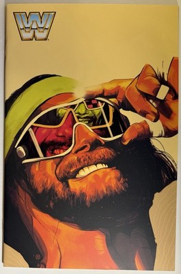 WWE #1 NM  Macho Man Randy Savage Barrett 1:100 Variant 2017