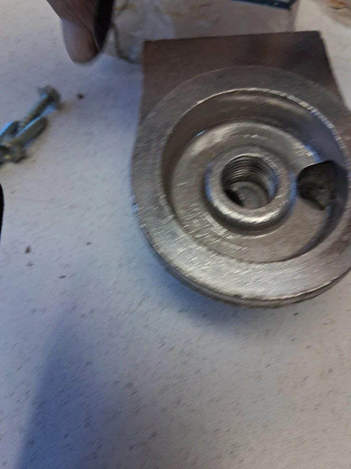 FILTRO DE ACEITE USADO LIMPIO PORSCHE 356A 356B 356C 356SC 912 BRIDA DE REUBICACIÓN BRKT 2 Foto 4 de 4