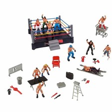 _Fighting Toys Wrestling Toys Wrestler Warrior Toys Funny Wrestling Ring Set
