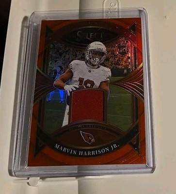 2024 Select Prizm Marvin Harrison Jr rookie jersey patch relic CARDINALS 