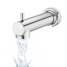YASINU Slip on Extra Long Tub Spout with Diverter Universal Tub Diverter Spout