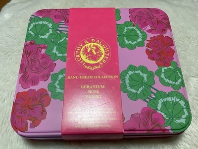 Murphy & Daughters Hand Cream Collection Tin Geranium Rose Violet