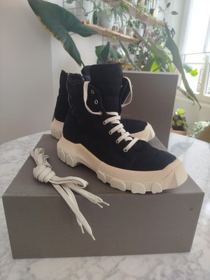Rick Owens Wanderschuhe Lammfellleder