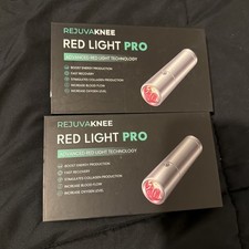 NEW Rejuvaknee Red Light Pro Advanced Light Therapy Vibration Heating READ