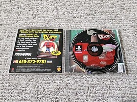 BLASTO SONY PLAYSTATION 1 PS1 PLAY STATION ONE COMPLETE BLACK LABEL Tested