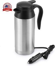 Calentador De Agua Cafetera Tetera Portatil Con Conexion Para Carro Auto 12V.