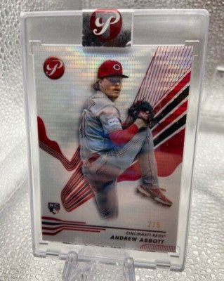 2024 Topps Pristine Andrew Abbott Red Refractor #2/5 Encased (RC) | eBay