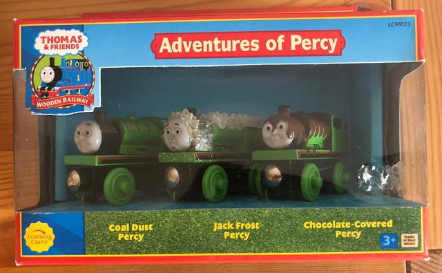 wooden percy train