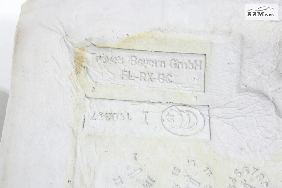 BMW 428i F36 Gran Cupé 2016 piso trasero interior alfombra alfombrilla negra OEM Foto 4 de 4