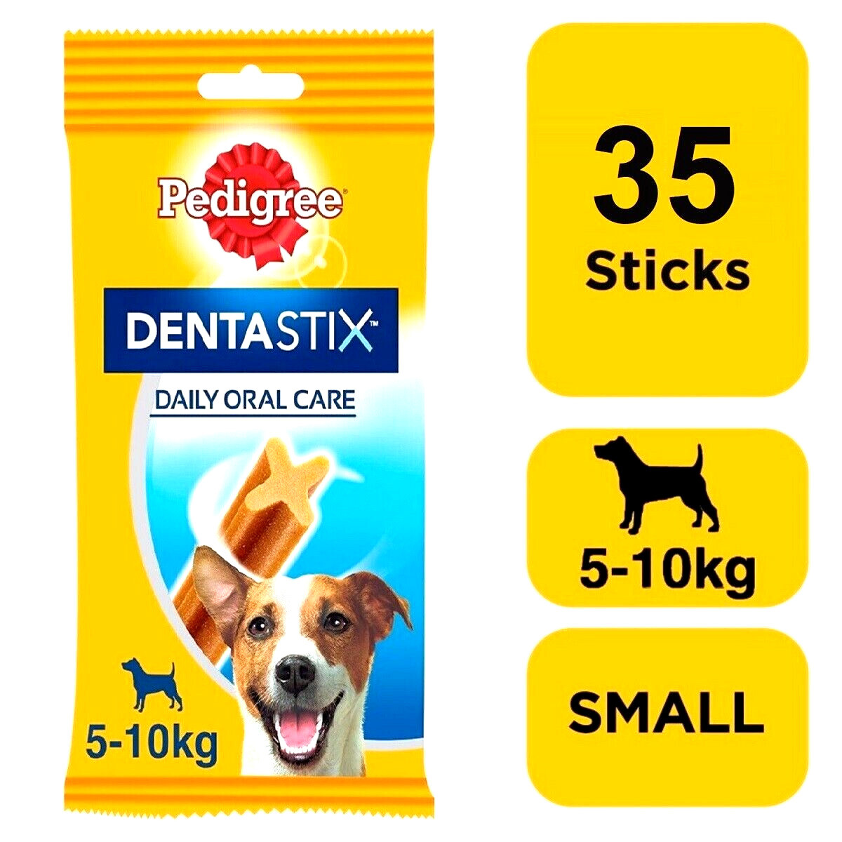 PEDIGREE SMALL DOG DENTASTIX Daily Oral Pet 510kg Dental Food Treats