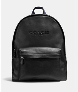 coach black backpack mens