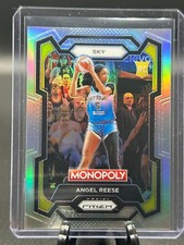 2024 Panini WNBA Monopoly Angel Reese Rookie RC Silver Prizm #68 Chicago Sky