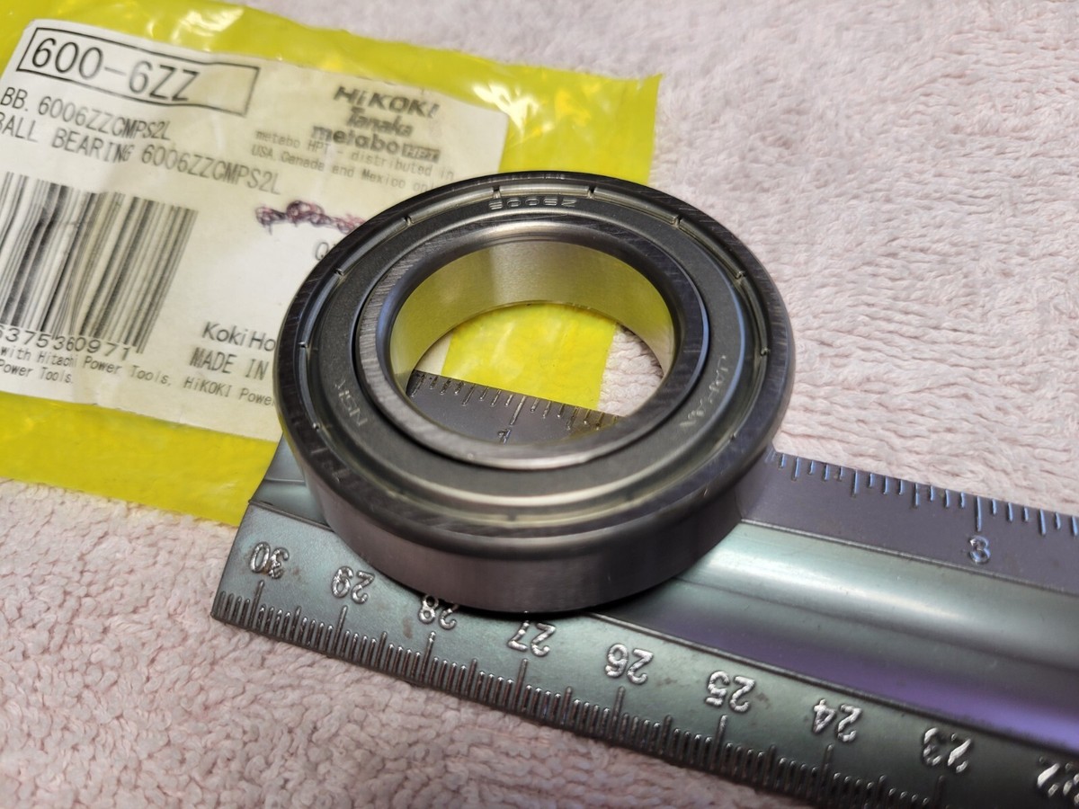 Original Hitachi Part # 600-6ZZ BALL BEARING 6006ZZCMPS2L - NOS | eBay