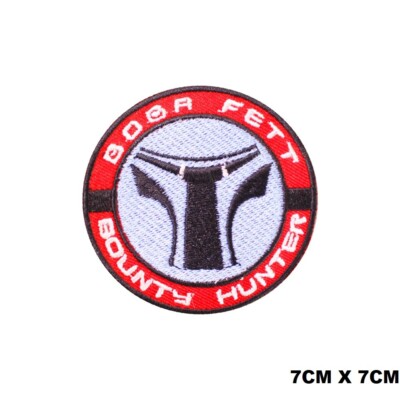 Boba Fett Bounty Hunter Film Logo bestickt Aufnäher Aufbügeln/Nähen Aufnäher Batch