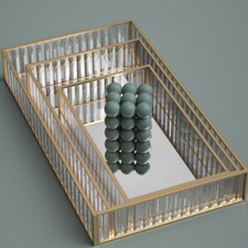 Vanity Mirror Candle Plate Tray Jewellery Tealight Decorative Perfume Tray Gift